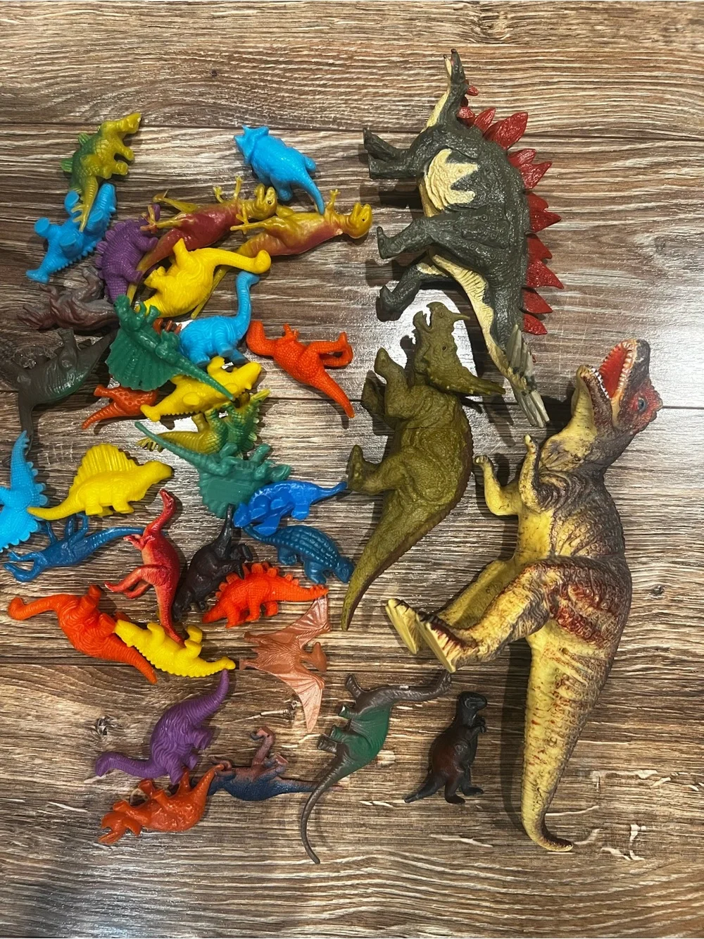 Assorted Colorful Dinosaur Figures Playset - Multicolor Kids Action Toys